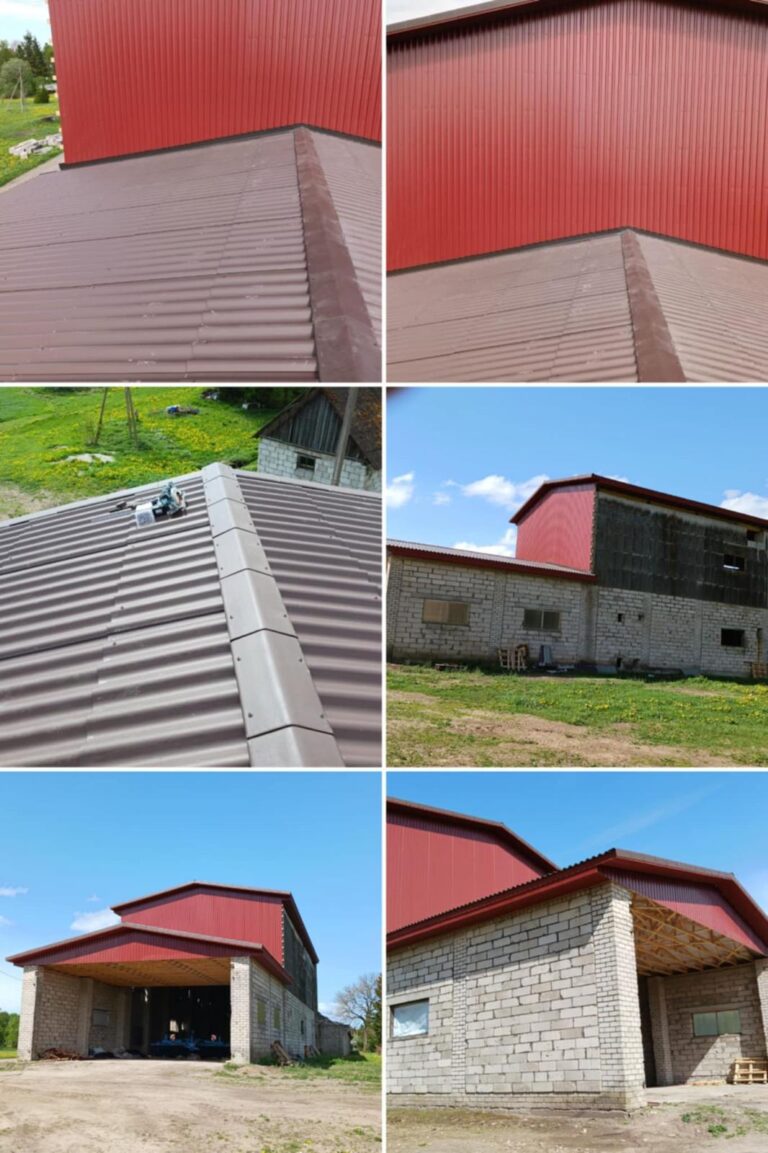 Laohoone katuse rekonstrueerimistööd lõpptulemus